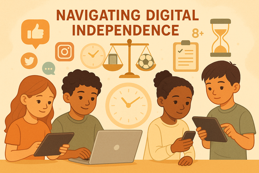Screens, Social Media, and Growing Independence (Ages 8+)