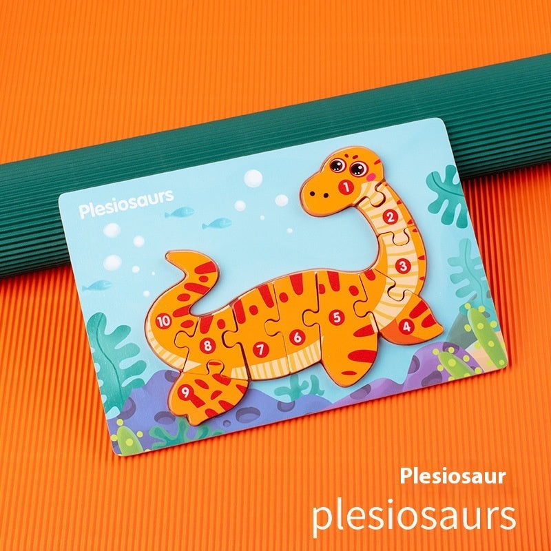 Montessori 3D Wooden Puzzle Model