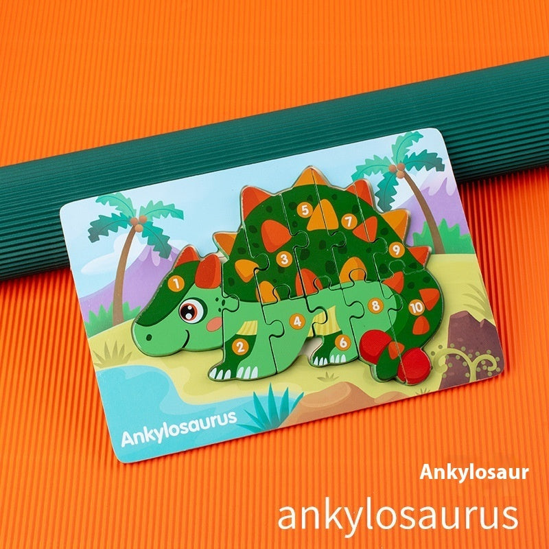 Montessori 3D Wooden Puzzle Model