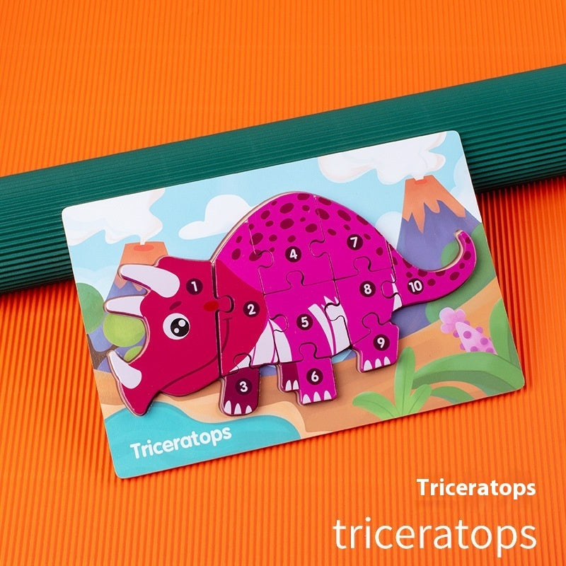 Montessori 3D Wooden Puzzle Model