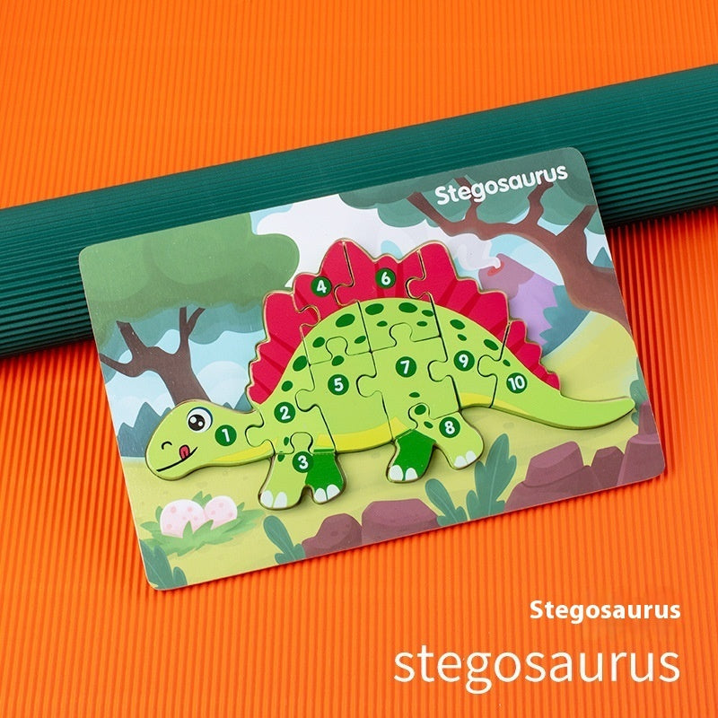 Montessori 3D Wooden Puzzle Model