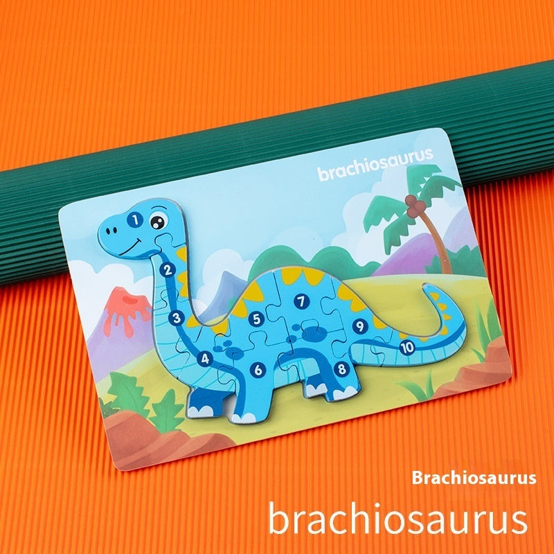 Montessori 3D Wooden Puzzle Model