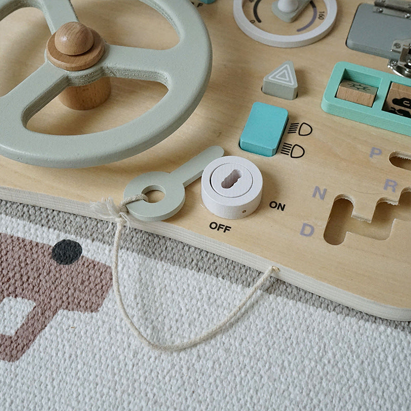 Montessori Busy Steering Wheel Puzzle