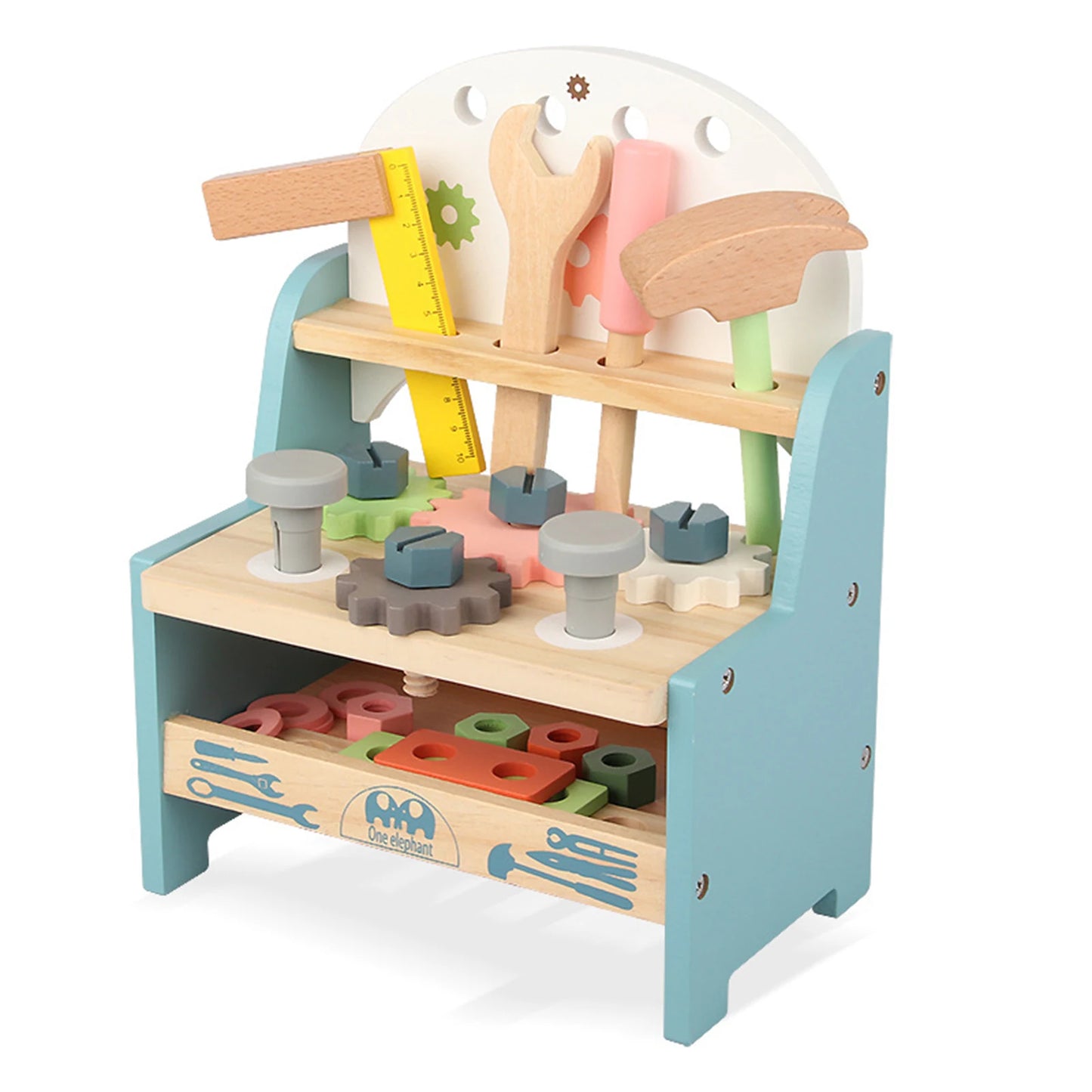 Wooden Tool Bench Play Set