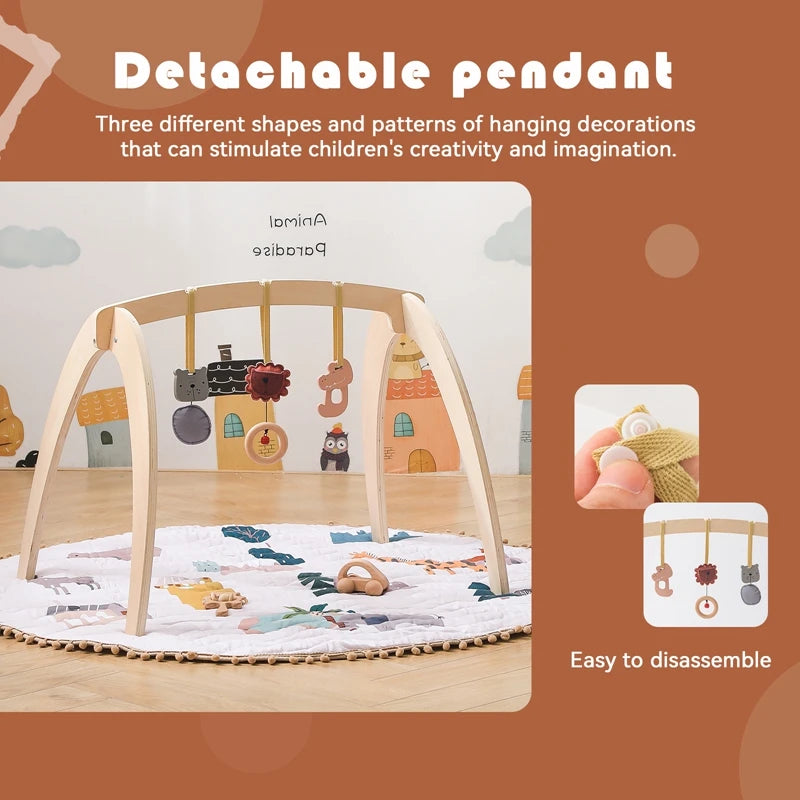 Baby Montessori Wooden Gym