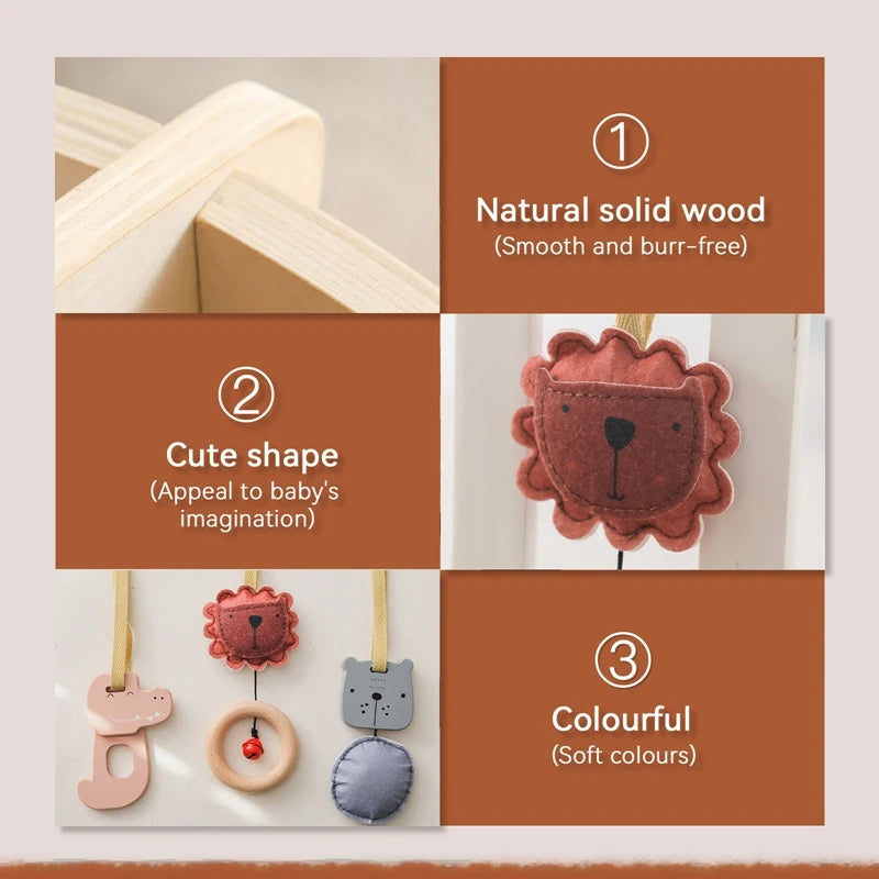 Baby Montessori Wooden Gym