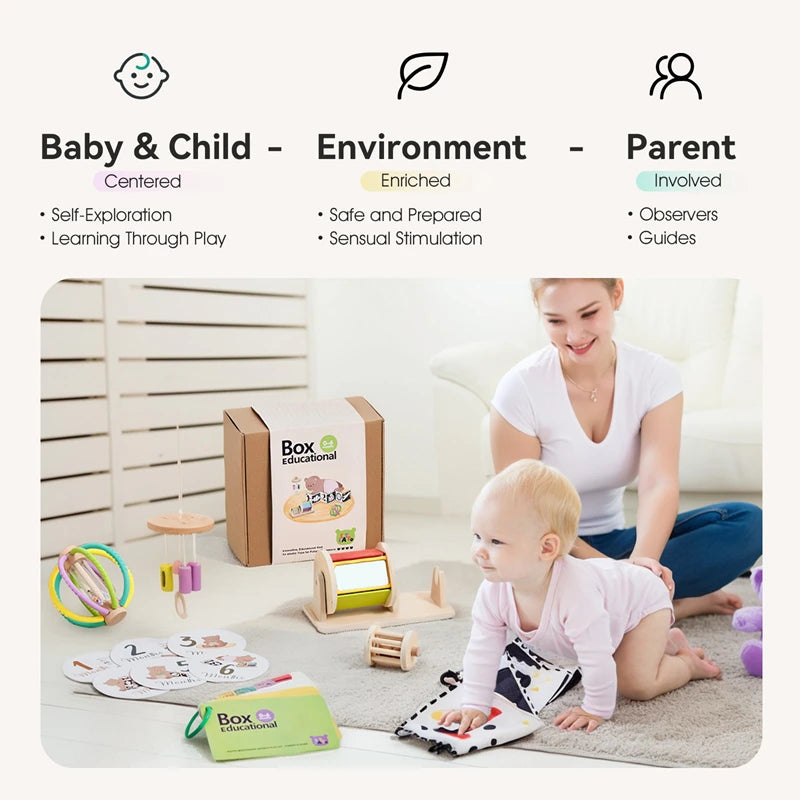 Montessori Baby Toy Set – Sensory Discovery Gift Set