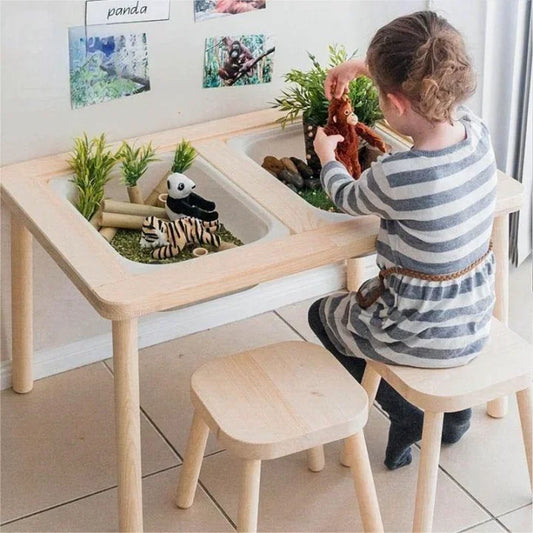 Children’s Sensory Learning Table & Storage Set