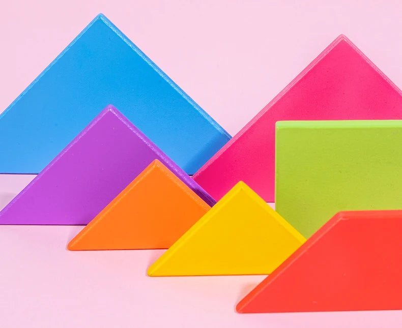Wooden Tangram Puzzle Set