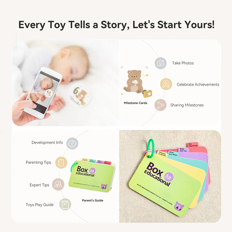 Montessori Baby Toy Set – Sensory Discovery Gift Set