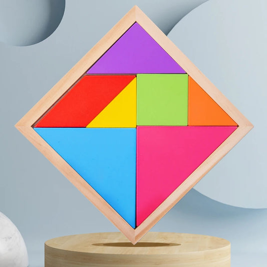 Wooden Tangram Puzzle Set