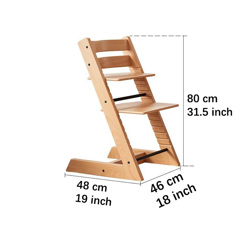 Infant & Toddler Wooden Growth Chair