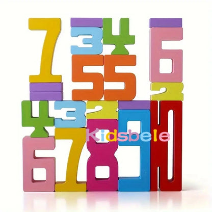 Montessori Wooden Number Blocks