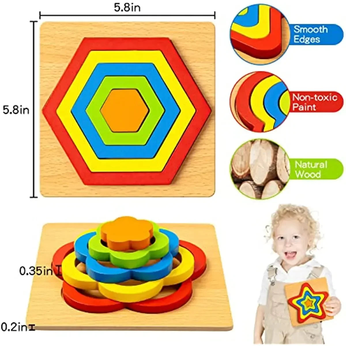 Montessori Shape Sorting Puzzle