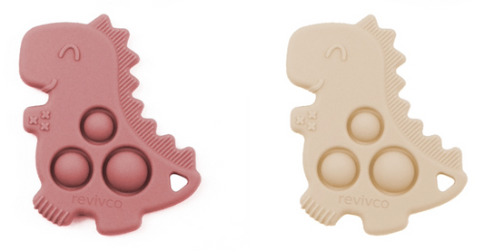 POP Dino Sensory Chew — Calming Teether for Babies (3+ months)