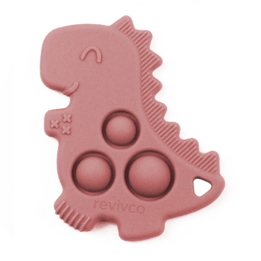 POP Dino Sensory Chew — Calming Teether for Babies (3+ months)