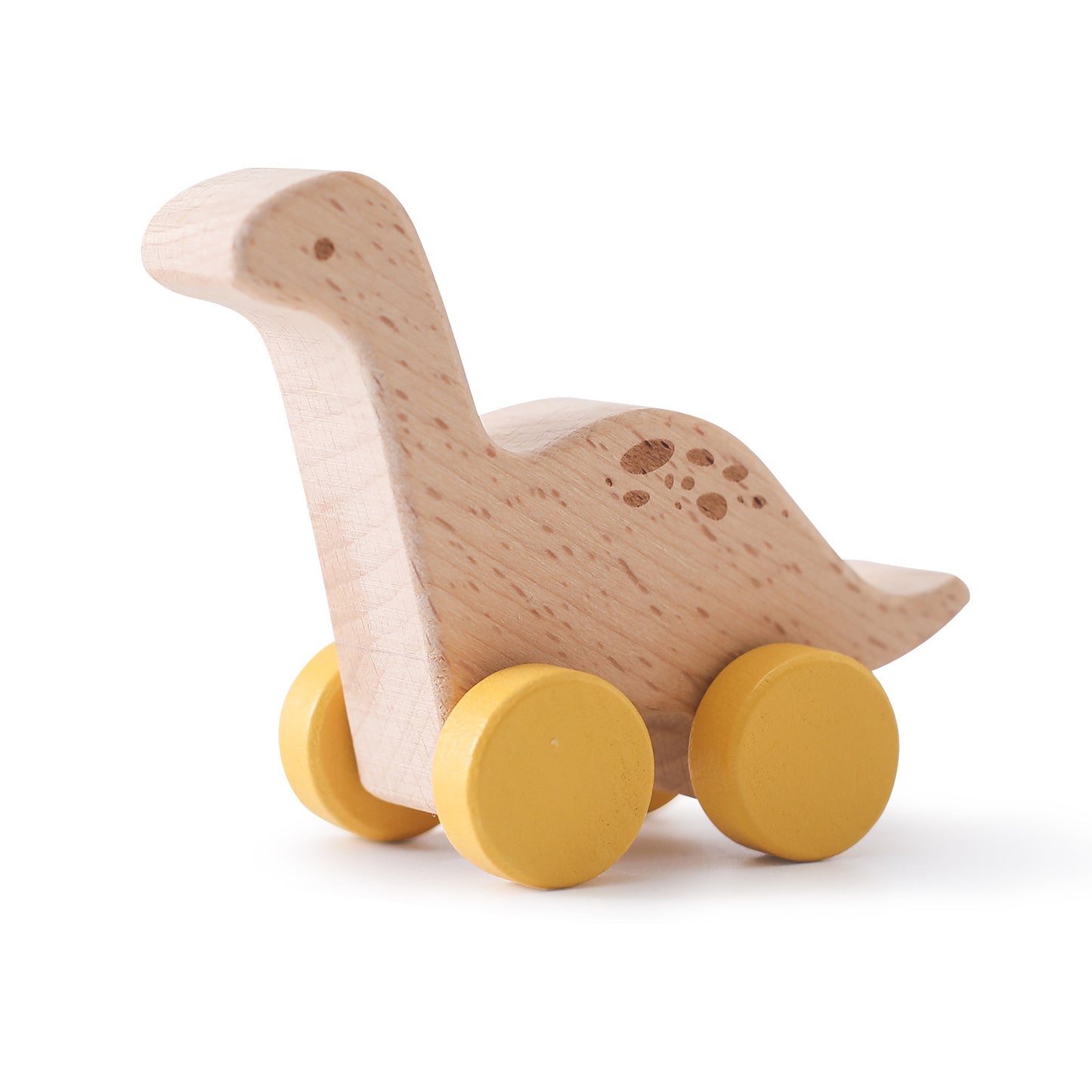 Wooden Dinosaur Pull-Along Trolley
