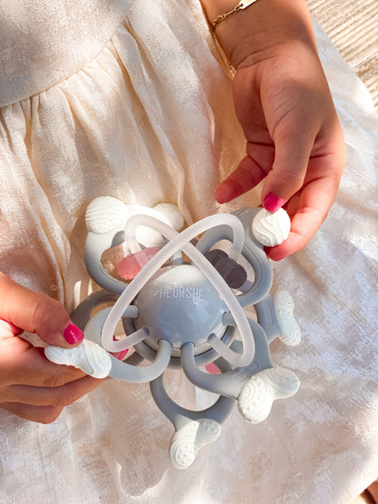 HEORSHE Galaxy Teether — Multi-Texture Teething Relief (6+ months)