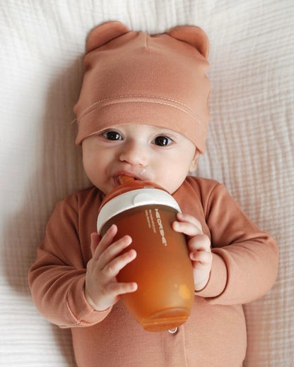 HEORSHE Ultra-Wide Neck Bottle – Soft Silicone Feeding Bottle